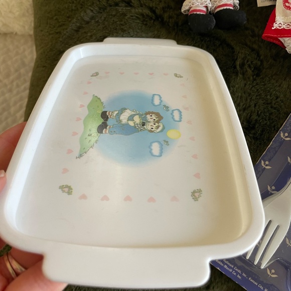 VTG KNICKERBOCKER RAGGEDY ANN DOLLS AND SPOON/FORK BUNDLE - Picture 4 of 14